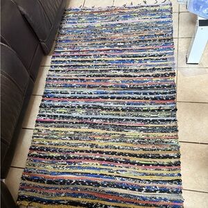 Front Gate Colorful Woven Rug